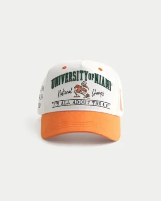 Șapcă de baseball cu grafică University of Miami Hurricanes