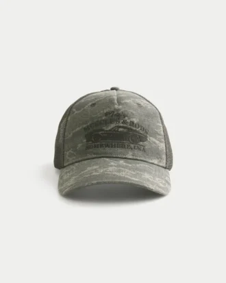 Șapcă de camionagiu Mac’s Muscles & Rods Graphic Camo