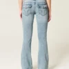 Blugi bootcut cu talie joasă Blugi bootcut cu talie joasă