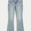 Blugi bootcut cu talie joasă Blugi bootcut cu talie joasă