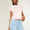 Blugi bootcut cu talie joasă și broderie cu stele Blugi bootcut cu talie joasă și broderie cu stele