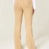 Blugi bootcut kaki cu talie medie Blugi bootcut kaki cu talie medie