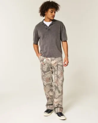 Blugi largi Camo Painter