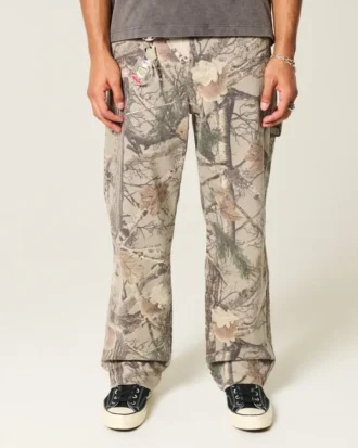 Blugi largi Camo Painter