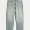 Blugi largi cu broderie Light Wash Embroidered Dice Skater Blugi largi cu broderie Light Wash Embroidered Dice Skater