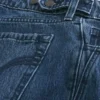 Blugi largi, cu talie joasă, spălare închisă, talie ajustabilă Blugi largi, cu talie joasă, spălare închisă, talie ajustabilă