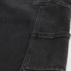 Blugi largi, spălați, de culoare neagră Blugi largi, spălați, de culoare neagră