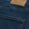 Blugi largi, spălați închis la culoare Blugi largi, spălați închis la culoare
