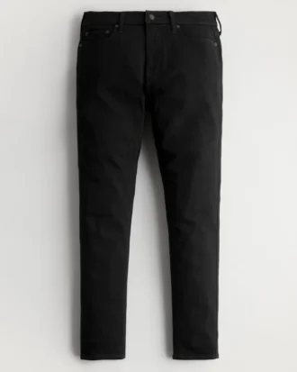 Blugi skinny negri, care nu se decolorează
