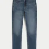 Blugi skinny sportivi, spălați mediu Blugi skinny sportivi, spălați mediu