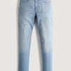 Blugi skinny sportivi, spălați în culori deschise Blugi skinny sportivi, spălați în culori deschise