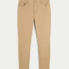 Blugi super skinny kaki cu talie înaltă Blugi super skinny kaki cu talie înaltă