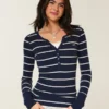 Bluză cu mâneci lungi Icon Henley