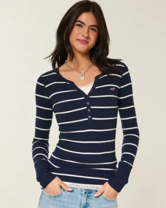 Bluză cu mâneci lungi Icon Henley