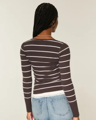 Bluză cu mâneci lungi Icon Henley
