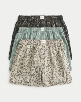 Boxeri din bumbac, pachet de 3 bucăți