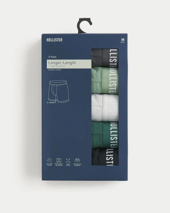 Boxeri lungi, pachet de 5 bucăți