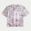 Boxy Crop Posty Co. Jersey cu imprimeu Boxy Crop Posty Co. Jersey cu imprimeu