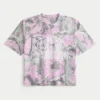 Boxy Crop Posty Co. Jersey cu imprimeu Boxy Crop Posty Co. Jersey cu imprimeu