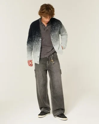 Cardigan boxy fuzzy