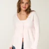 Cardigan cu mâneci lungi și croi lejer Cardigan cu mâneci lungi și croi lejer