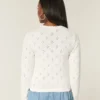 Cardigan cu ochiuri Cardigan cu ochiuri