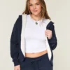Cardigan din fleece fără închidere, căptușit cu blană artificială Cardigan din fleece fără închidere, căptușit cu blană artificială