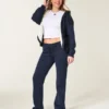 Cardigan din fleece fără închidere, căptușit cu blană artificială Cardigan din fleece fără închidere, căptușit cu blană artificială