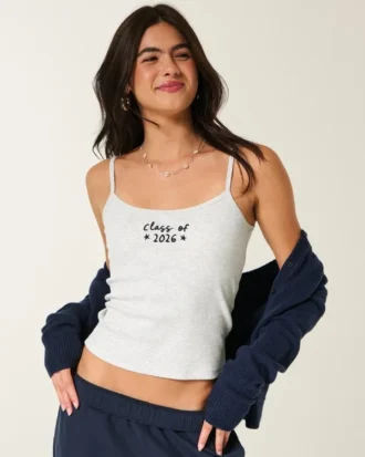 Clasa 2026 Tricou cu bretele și grafică