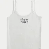 Clasa 2026 Tricou cu bretele și grafică Clasa 2026 Tricou cu bretele și grafică
