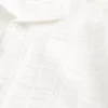 Cămașă cu mâneci scurte, croială dreptă și model texturat Cămașă cu mâneci scurte, croială dreptă și model texturat