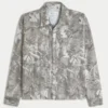 Cămașă din flanelă Boxy Camo