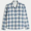 Cămașă din flanelă cu căptușeală termică, croială dreptă Cămașă din flanelă cu căptușeală termică, croială dreptă