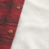 Cămașă din flanelă cu căptușeală termică, croială dreptă Cămașă din flanelă cu căptușeală termică, croială dreptă