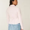 Cămașă din poplin elastic cu nasturi Cămașă din poplin elastic cu nasturi
