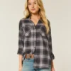 Cămașă oversized din flanel Cămașă oversized din flanel