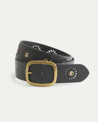 Curea din piele vegană Sunburst Grommet