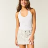Fustă mini din țesătură twill camuflaj Fustă mini din țesătură twill camuflaj