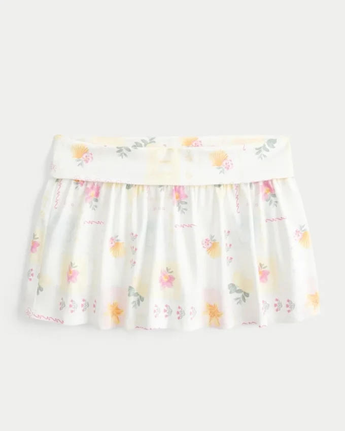 Fustă mini plisată din tricot Fustă mini plisată din tricot