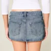 Fustă-pantalon micro din denim Fustă-pantalon micro din denim