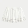 Fustă-pantalon mini cu dantelă Fustă-pantalon mini cu dantelă