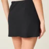 Fustă-pantalon mini cu talie înaltă și croi în A Fustă-pantalon mini cu talie înaltă și croi în A