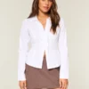 Fustă-pantalon mini cu talie înaltă și croi în A Fustă-pantalon mini cu talie înaltă și croi în A