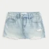 Fustă-pantalon mini din denim Fustă-pantalon mini din denim