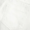 Fustă-pantalon mini din denim alb, cu talie joasă Fustă-pantalon mini din denim alb, cu talie joasă