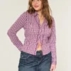 Fustă-pantalon mini din denim închis la culoare, cu talie joasă Fustă-pantalon mini din denim închis la culoare, cu talie joasă