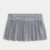 Fustă-pantalon mini din tricot plisat Fustă-pantalon mini din tricot plisat