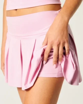Gilly Hicks Active Fustă-pantalon plisată cu talie joasă