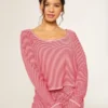 Gilly Hicks Always Cozy Waffle Bluză cu mâneci lungi și decolteu rotund Gilly Hicks Always Cozy Waffle Bluză cu mâneci lungi și decolteu rotund