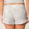 Gilly Hicks Mini pantaloni scurți confortabili cu model waffle Gilly Hicks Mini pantaloni scurți confortabili cu model waffle
